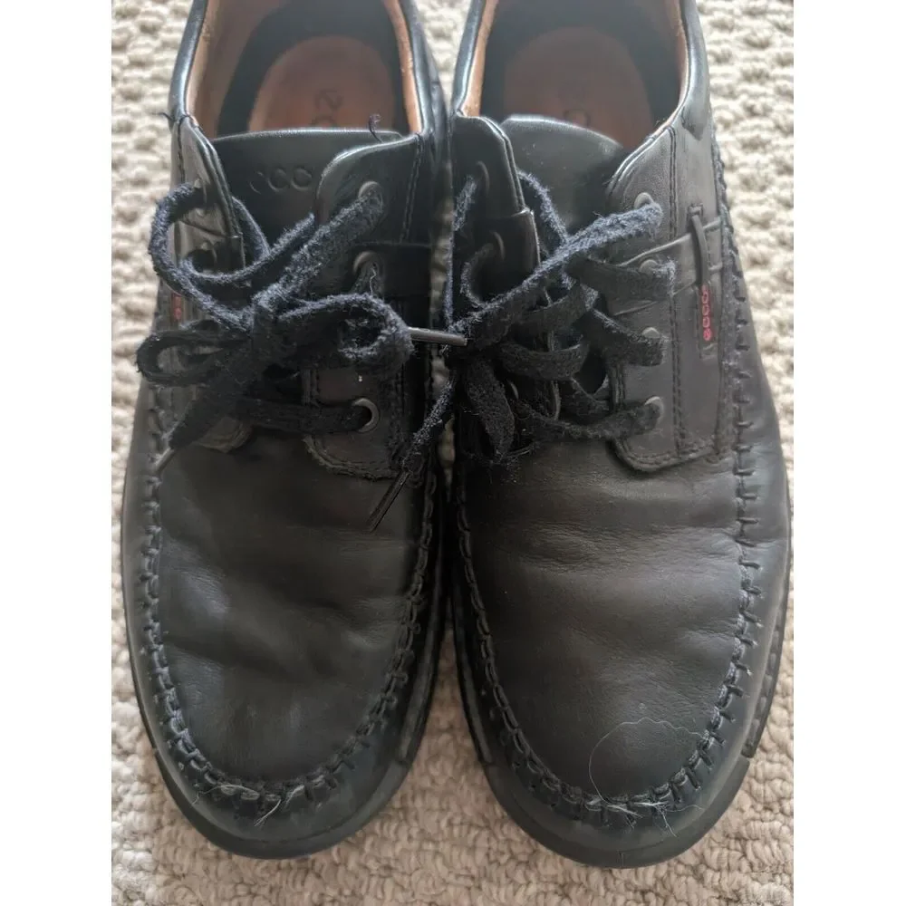 Ecco black leather